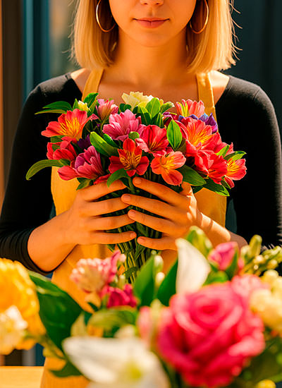 Доставка свежих цветов в Новосибирске за 2 часа