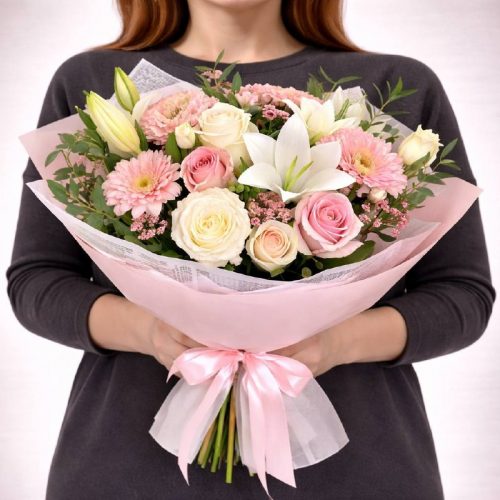 Букет «Пудровая гармония»